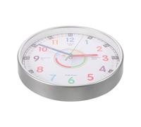 ERINGOGO Orologio da Parete per Ragazzo Ragazza Numeri Arcobaleno Didattico Analogico Silenzioso per Insegnamento Asilo e Formazione Camera da Letto