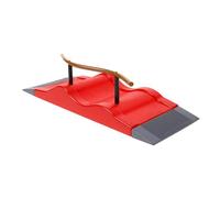 ERINGOGO Ostacolo per Skate Park da Dito in Plastico per Praticare Trick Fingerboard Pezzi Combinabili in Mini Skate Park per Bambini e Adulti