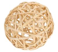 ERINGOGO Palline di Rattan Intrecciate Artigianali 15 CM Palla Decorativa Cave per Feste e Decorazioni Casa Accessori Rustici per Ghirlande e Progetti Fai da Te