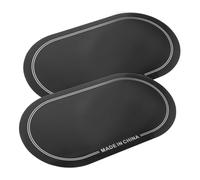 ERINGOGO Patch Per Pelle Di Batteria 2 Pezzi, Pad Protezione Antiscivolo Per Grancassa, Accessori Compatibili Pedali Singoli e Doppi, Rinforzo Pelli Per Riduzione Rumore e Consumazione