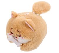 ERINGOGO Peluche Cane Scodinzolante con Suono Giocattolo Interattivo Animale Morbido Portachiavi Appendibile per Zaini e Regali Design Realistico Marrone