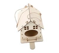 ERINGOGO per Uccelli in Naturale Non Verniciato Nido per Esterni e Mangiatoia da Te per Pappagalli Design e Versatile