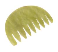 ERINGOGO Pettine per Massaggio Capelluto e Guasha Viso Corpo Spazzola Massaggiante in Pietra Naturale Rassodante per Collo e Sottomento Strumento Antistress per Relax Quotidiano Regalo