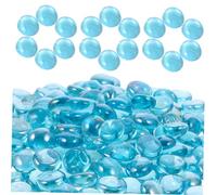 ERINGOGO Pietre paesaggistiche Decorative Acquario Acquario Pietre Fai da Te Acquario Pietre ciottoli Marmi Vaso per Piante Pietra Fai da Te Modelli in Pietra per acquari Bicchiere Blu