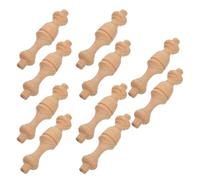 ERINGOGO Pilastri in Legno per Artigianato 12 Pezzi per Balconi e Decorazioni Domestiche 7,5X1,8 CM Stile Moderno