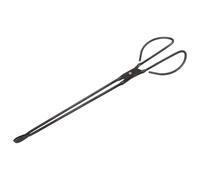 ERINGOGO Pinza in Acciaio per Legna e Rifiuti con Testa Piatta Pinza Pesante per Carbone e Briquette Strumento Esteso per Campeggio e Stufa Resistente al Calore e Maneggevole