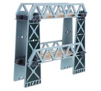 ERINGOGO Ponte Ferroviario in Legno Per Bambini Set Accessori Per Treni in Legno Compatibile Set Treni in Scala n Design Staccabile Per Configurazioni Creative Abilità Motorie e Creatività