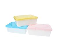 ERINGOGO Porta Salviette Umidificate per Ragazzo Ragazza 3 Unitá in Plastica, Facile da Pulire e Portatile, per Tavolo da Cena e Scrivania