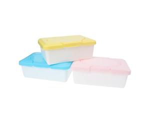 ERINGOGO Porta Salviette Umidificate per Ragazzo Ragazza 3 Unitá in Plastica, Facile da Pulire e Portatile, per Tavolo da Cena e Scrivania