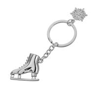 ERINGOGO Portachiavi Charm Pattini da Ghiaccio con di Accessorio Resistente per Appassionati di Pattinaggio Artistico e Hockey su Ghiaccio Stile Unico per Chiavi e Borse