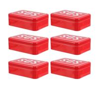 ERINGOGO Portapillole da Viaggio in Metallo Piccolo e Portatile Contenitore per Medicinali Giornalieri Resistente Anti-Caduta Organizer Compatto per Sos Emergenze Outdoor Custodia