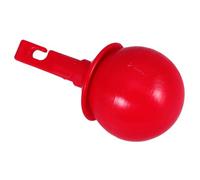 ERINGOGO Punta Rotante a Sfera per Bastone per Ciechi in Plastica Rosso con Gancio Design Ergonomico per Uso Esterno e Interno