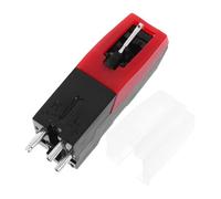 ERINGOGO Puntina Per Giradischi in Ceramica Piezoelettrica, Ago Di Ricambio in Rubino Asta in Alluminio, Compatibile Vinile Vintage Per Dj e Appassionati Di Musica Analogica