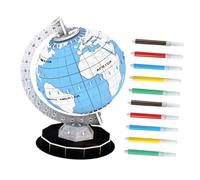 ERINGOGO Puzzle Educativo per Set con Didattico per Comprendere Geografia e Facile da Trasportare e Sicuro per Apprendimento