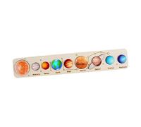 ERINGOGO Puzzle Educativo Pianeti in Legno per Completo con Base Blocchi Incassati Colori Estetici Cognitivo per Sviluppo Manuale e Sociale