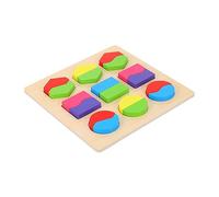 ERINGOGO Puzzle Legno Educativo per Puzzle Geometrico con Grandi per Sviluppo Cognitivo e Coordinazione Mano Occhio Montessori per Bambine Età Prescolare