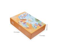 ERINGOGO Puzzle Rotondo Legno per Animali Della Educativo e Resistente per Sviluppo Coordinazione Mano Occhio per