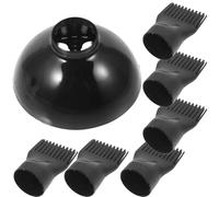 ERINGOGO Pz Attacco Pettine per Phon Professionale con Diffusore e Copertura Protettiva Ugello Fono per Asciugacapelli Concentratore Aria per Styling Veloce e Cura Capelli Neri
