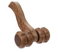 ERINGOGO Rullo Massaggiante in Legno di Wengé Doppio Rullo Tondo e Manico Antiscivolo per Massaggi Muscolari e Aumento della Flessibilità Fisica