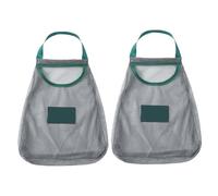 ERINGOGO Sacchetti di Rete per Cipolle e Aglio 2 Pezzi, Sacchetti Appesi per Frutta e Verdura in Rete Traspirante, Salvaspazio per Cucina e Dispensa, Riutilizzabili e Multiuso