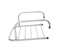 ERINGOGO Scaffale Stendibiancheria in Acciaio Resistente Pieghevole Sostegno Per Termosifoni e Balconi Portasciugamani Senza Montaggio Regolabile Per Asciugare Vestiti