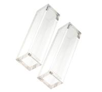 ERINGOGO Scatola Acrilica Trasparente Magnetica per Dadi 2 Pezzi Coperchio, Design Semplice, per Cucina e Bagno, Contenitore Organizer per Piccoli Oggetti