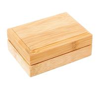 ERINGOGO Scatola di sapone in bambù e legno Drenante portasapone Titolari Carino piatto di sapone in bambù autovocativo scolasapone vassoio di bambù per il bagno porta sapone con scarico