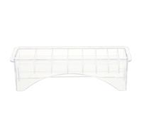 ERINGOGO Scatola Portaoggetti Trasparente per Pettini per Chioma, Organizer in Plastica per 8 Pettini, Custodia Compatta per Accessori Tagliacapelli, per Uso Professionale e Domestico