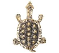 ERINGOGO Scultura in Ottone a Forma Di Testuggine Ornamento Da Tavolo Scultura Animale Per Ufficio Decorazione Casa