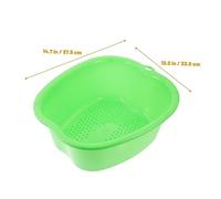 ERINGOGO Secchio Pediluvio Massaggiatore con Convesso per Stimolazione Acupressione Vaschetta Pedicure Multifunzionale per Bagno Piedi Lavaggio e Campeggio Design Resistente e Confortevole
