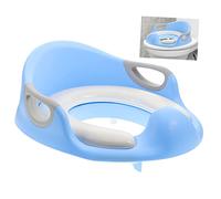 ERINGOGO Sedile Vasino per Maniglie Antiscivolo Rialzo Wc Ergonomico per Addestramento e Facile Usare Blu