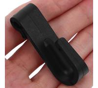 ERINGOGO Set 100 Mini Ganci di Plastica Neri Sopraporta Piccoli Appendiabiti Salvaspazio per Porta Ganci Organizer Stabili per Bagno Cucina e Ufficio Installazione Rapida senza