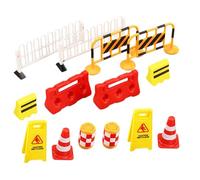 ERINGOGO Set 14 Pezzi Segnali Stradali Segnali Stradali per Giocattolo Educativo Traffico per Gioco e Apprendimento Scenari di Guida