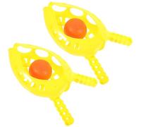 ERINGOGO Set 2 Giocattoli Interattivi per Lanciare e Catturare Palline per Leggeri e Portatili Gioco Esterno per Due Giocatori Sviluppo Coordinazione Occhio-Mano e Colore Casuale