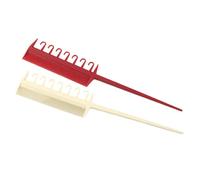 ERINGOGO Set 2 Pettini per Meches Denti Stretti in Plastica, Pettine da Parrucchiere Professionale Coda Punta per Casa e Salone, Non Danno al Capelluto Colore Casuale