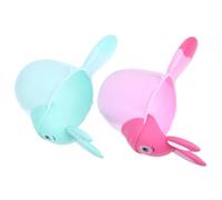 ERINGOGO Set 2 Pezzi Tazze per Risciacquo Shampoo in Plastica PP Versatore Acqua per Bagnetto Ragazzo Ragazza Design Animali Colorati Sciacquatore per Lavaggio Chioma Facile da Usare