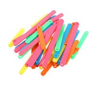 ERINGOGO Set 30 Bastoncini Poligonali in Plastica per Geometria, Materiale Didattico Matematico Montessori, Strumento Educativo per Scuola e Bambini Apprendimento Forme e Relazioni
