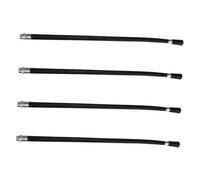 ERINGOGO Set 4 Pezzi Tubo Flessibile in Gomma per Estintori 4Kg Ugello in Ferro Tubo di Scarico di Ricambio Resistente Accessorio di Sicurezza per Impianti Antincendio e Gestione