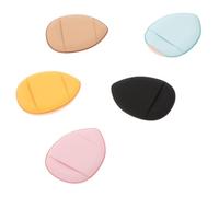 ERINGOGO Set 5 Pezzi Mini Spugnette per Soffio delle Dita in Poliuretano Idrofilo, Cinturino per Bagnato, Adatte per Cipria e Blush nel Makeup Quotidiano Colore Casuale