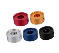 ERINGOGO Set 5 Pezzi Toppers per Pedale Effetto Chitarra in Lega di Alluminio con Vite e Cuscinetto in Gomma, Copri Unghie per Interruttore a Pedale, Protezione Piede per Pedali Effetti