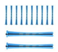 ERINGOGO Set 60 Bigodini per Chioma in Plastica con Copri-estremità e Fasce, Bigodini per Permanente Lunghi 0,9x8,2 Cm, Strumenti lo Styling Professionale e Arricciacapelli senza