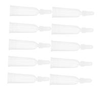 ERINGOGO Set 60 Punte di Ricambio per Flaconi Fiale 2ml Trasparenti Tappo Contagocce in Plastica Morbida per Laboratorio e Applicazioni Cliniche, Dosaggio Preciso e Portatile
