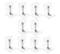 ERINGOGO Set Da 10 Ancoraggi Adesivi Per Mobili a Di Ragazzo Ragazza, Bloccaggio Senza Trapano Per Cassettiera e Libreria, Fissaggio Sicuro Per Protezione Ragazzo Ragazza in Casa