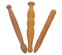 ERINGOGO Set Da 3 Pezzi Bastoncini Di Legno Per Raschiare Il Massaggio Strumento Manuale Per Massaggio Bastoncino Per Massaggio Con Agopressione Bastoncino Per Massaggio Thailandese