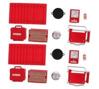 ERINGOGO Set Da Da Campeggio Per Bambini, 2 Set, Con Mini Pieghevoli, Tavolo Da Esterno, Portatile, Simulazione Per Bambini, Ruolo Per