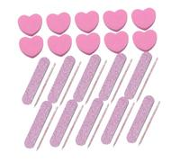 ERINGOGO Set di 20 Strumenti per Manicure Professionale Blocchi Buffer e Lima per Unghie in Spugna e Plastica, Multi-funzionali per Nail Art Designs