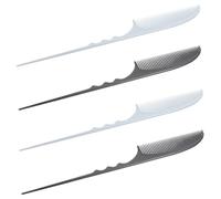 ERINGOGO Set di 4 Pettini Antiparassitari in Fibra di Carbonio per Chioma Crespi e Secchi, per Districare Nodi e Colorare, la Vita Quotidiana e Occasioni Formali