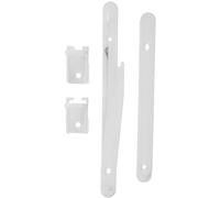 ERINGOGO Set di Connettori per Sponda Laterale Culla Regolabile in Plastica Bianca, Ferramenta per Mobili Fai da Te Viti, Accessori per Guida di Sollevamento e Recinzione Sicura del