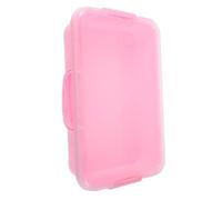 ERINGOGO Set di di sabbia spaziale Vassoi per scrivere in sabbia vassoio per giochi di sabbia vassoio di miscelazione della vernice contenitore sensoriale portatile plastica rosa