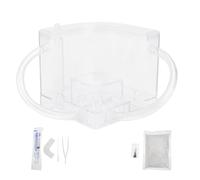 ERINGOGO Set Formicaio Trasparente Scatola di Alimentazione per Formiche, Nido di Formiche Viventi e Castello di Sabbia, Giocattolo Esplorativo Educativo, Materiale Sicuro Prese D’aria